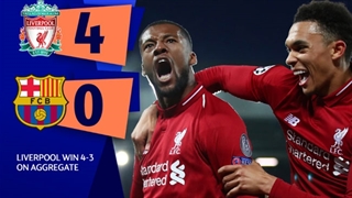 خلاصۀ دیدار لیورپول 4_0 بارسلونا (نیمه‌نهایی لیگ قهرمانان اروپا)