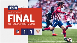 خلاصه دیدار اتلتیکومادرید 1_1 سویا ( هفتۀ سی‌وهفتم لالیگای اسپانیا )