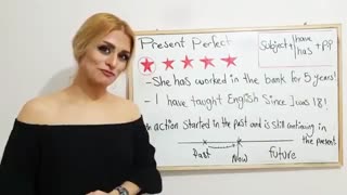 present perfect  زمان حال کامل