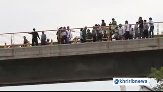 فیلم اقدام به خودکشی جوان مشهدی