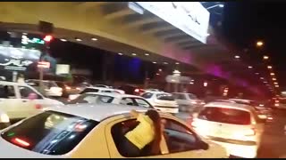 شادی هواداران پرسپولیس در خیابان