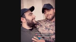 مصاحبه علیرضا رستمی و امیر مقاره"شب اول"