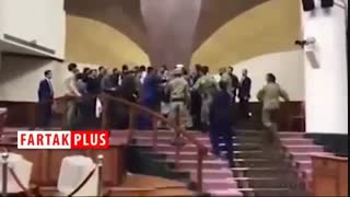 درگیری در صحن مجلس افغانستان بر سر کرسی ریاست