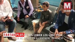 کودک شجاع یمنی که سوژه رسانه‌ها شد!