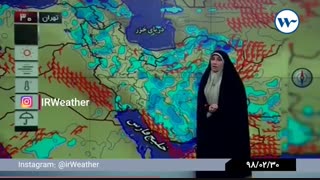 ۳۰ اردیبهشت ماه ۹۸:گزارش کارشناس هواشناسی خانم احمدی( پیشبینی وضعیت آب و هوا )