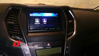 رادار نقطه کور، دوربین 360 درجه و دنده پشت فرمان فابریک سانتافه - اسمارت آپشن