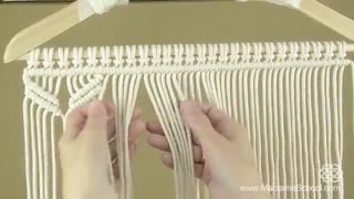 آموزش مکرمه بافی ( مکرومه بافی )