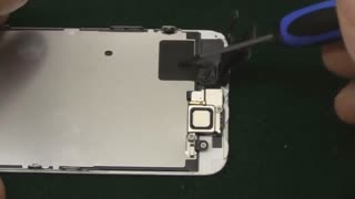 آموزش تعویض گلس ال سی دی آیفون 5S - تعمیرات 118