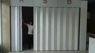 درب ریلی pvc - پارتیشن گستر