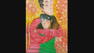 نقاشی من از عشق پدر و مادر#^_^#
