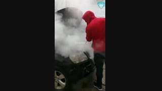 موتورشویی سوزوکی ویتارا با بخار موتورشویی ماشین های لوکس و لاکچری با بخار