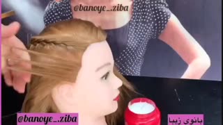 آموزش بافت مو مدل کف سر آفریقایی از @banoye_.ziba