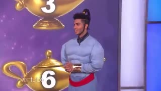 The 'Aladdin' Cast Grants Audience Giveaway Wishes with 'Rub My Lamp'!