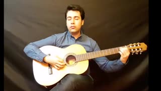 اجرای زیبای قطعه speak softly love تنظیم فینگرپیکینگ توسط استاد امیر کریمی