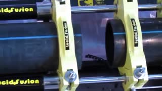 جوش دادن لوله پلی اتیلن PE Pipe fusing