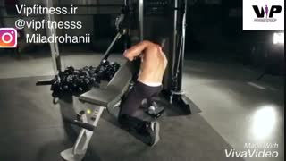 پرس بالا سینه با سیم کش معکوس