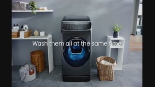 نحوه شستشوی ماشین لباسشویی سامسونگ FlexWash
