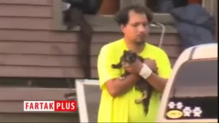 خسارت‌های طوفان قدرتمند در داگلاس آمریکا