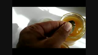 تشخیص طبیعی یا تقلبی بودن عسل سفت شده(عسل طبیعی نصیری)