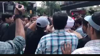 حضور دکتر احمدی نژاد در راهپیمایی روز قدس و استقبال مردم ترمیم دندان