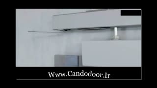 درب شیشه ای نیمه اتوماتیک