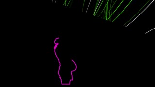 انیمیشن خطی با موضوع از کودکی تا پیری - line Animation