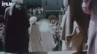 لحظه های حضور امام رضا (ع) برای اقامه نماز عید فطر در سریال ولایت عشق