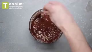 بستنی لقمه ای شکلاتی | فیلم آشپزی