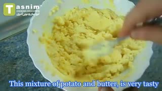 سیب زمینی پخته شده با کره | فیلم آشپزی
