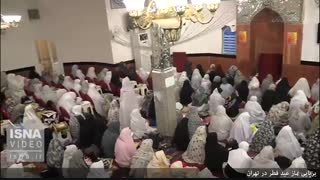 برپایی نماز عید فطر در تهران