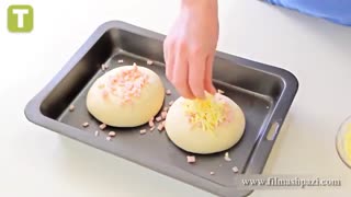 نان پنیری | فیلم آشپزی