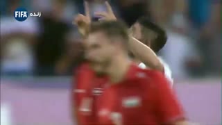 گل اول ایران به سوریه توسط جهانبخش