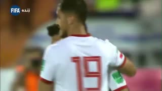 گل دوم ایران به سوریه توسط طارمی