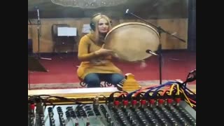 دف نوازی نگار اعزازی