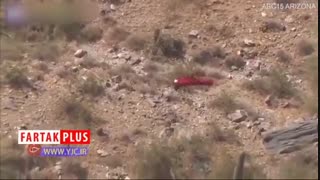 چرخش وحشتناک و ناگهانی برانکارد مصدوم در آسمان