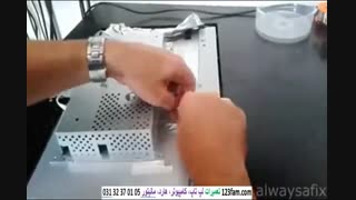 آموزش کامل عیب یابی برد مانیتور+ تعویض فلور