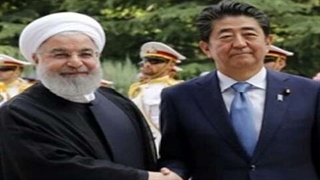 خلاصه صحبت های روحانی و آبه در نشست خبری