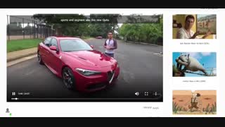 آموزش زبان با ویدیو و زیرنویس آلفا رومئو