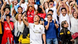 مراسم معارفه ادن هازارد در سانتیاگو برنابئو