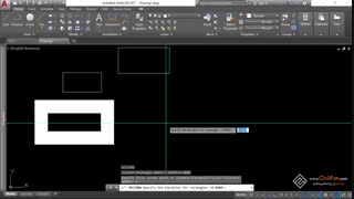 آموزش اتوکد - دوره جامع - قسمت 20 - دستور rectangle