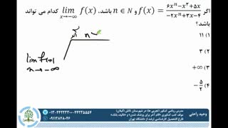 ریاضی دوازدهم تجربی (حد بینهایت) ✏مدرس: وحید راحتی