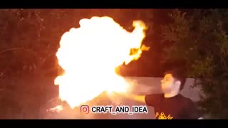 چگونه از دهان خود آتش بیرون بزنیم