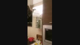 کابینت آشپزخانه باشیشه و آِینه