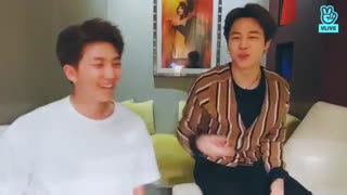 لایو جیمین و ار ام تو پاریس***Jimin and RM Vlive