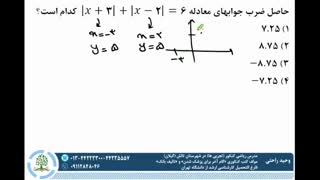 ریاضی یازدهم (معادله قدرمطلقی) ✏مدرس: وحید راحتی