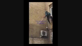 نماشویی ساختمان آجری