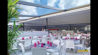 حقانی 09380039391-سقف بازشونده کافی شاپ-سقف پارچه ای محوطه