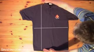 تا کردن لباس در هفت ثانیه !