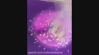 کلیپ وحشتناک برنج پلاستیکی چینی در ایران