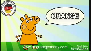 آموزش رنگ ها به زبان آلمانی - میگریت جرمنی